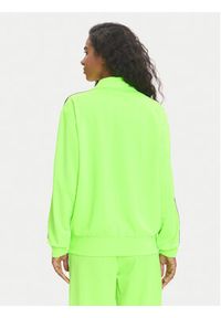 Adidas - adidas Bluza adicolor Classic Firebird JX7859 Zielony Loose Fit. Kolor: zielony. Materiał: syntetyk