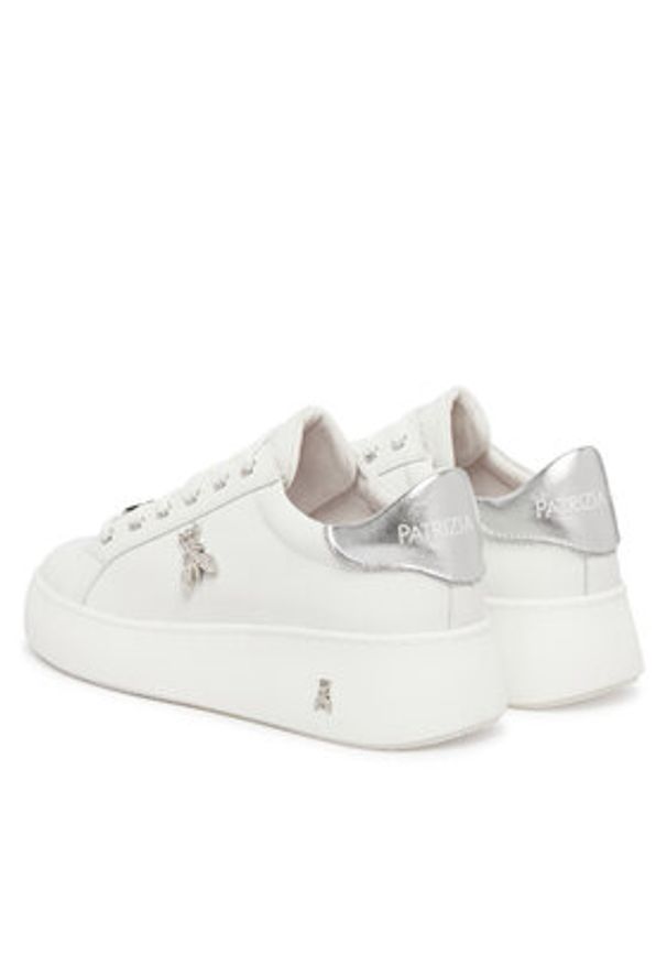 Patrizia Pepe Sneakersy PPJ350.30 Biały. Kolor: biały. Materiał: skóra
