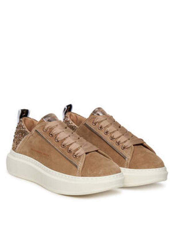 Alexander Smith Sneakersy Wembley ASBCWYW Beżowy. Kolor: beżowy. Materiał: zamsz, skóra