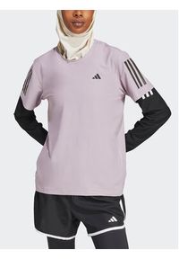 Adidas - adidas Koszulka techniczna Own The Run IN1595 Fioletowy Regular Fit. Kolor: fioletowy. Materiał: syntetyk. Sport: bieganie #3