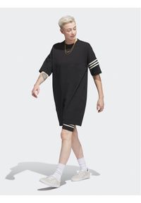 Adidas - adidas Sukienka codzienna adicolor Neuclassics IB7309 Czarny Loose Fit. Okazja: na co dzień. Kolor: czarny. Materiał: bawełna. Typ sukienki: proste. Styl: casual #1