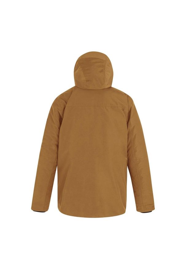 Regatta - Męska Wodoodporna Kurtka Ocieplana Eamont. Kolor: brązowy. Sport: turystyka piesza