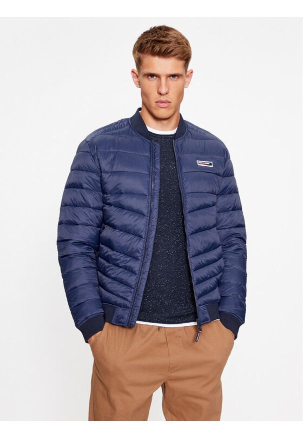 Jack & Jones - Kurtka bomber Jack&Jones. Kolor: niebieski