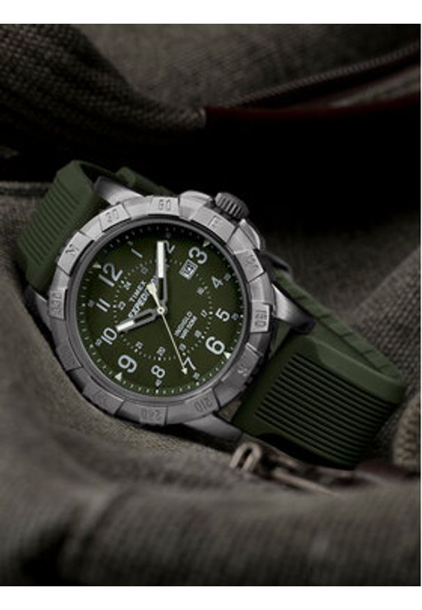 Timex Zegarek Expedition Ridge TW4B32100 Srebrny. Kolor: srebrny