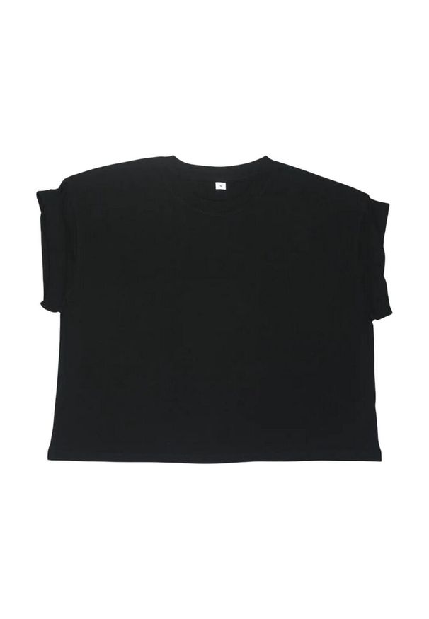 MANTIS - Top Damski Z Bawełny Organicznej. Kolor: czarny. Materiał: bawełna