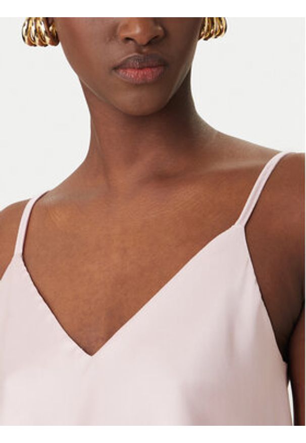 Rinascimento Top CFC0127685003 Różowy Regular Fit. Kolor: różowy. Materiał: syntetyk