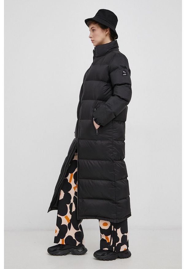 Superdry Kurtka puchowa kolor czarny zimowa. Okazja: na co dzień. Kolor: czarny. Materiał: puch. Sezon: zima. Styl: casual