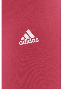 Adidas - adidas - Legginsy. Kolor: różowy. Materiał: dzianina. Wzór: nadruk #6