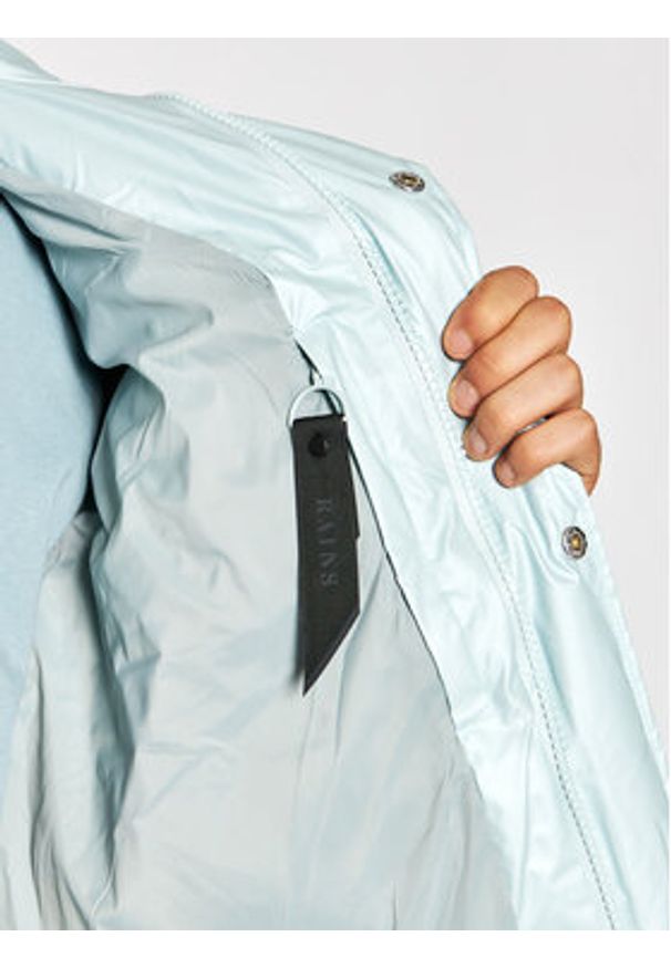 Rains Kurtka zimowa Unisex 1522 Błękitny Boxy Fit. Kolor: niebieski. Materiał: syntetyk. Sezon: zima