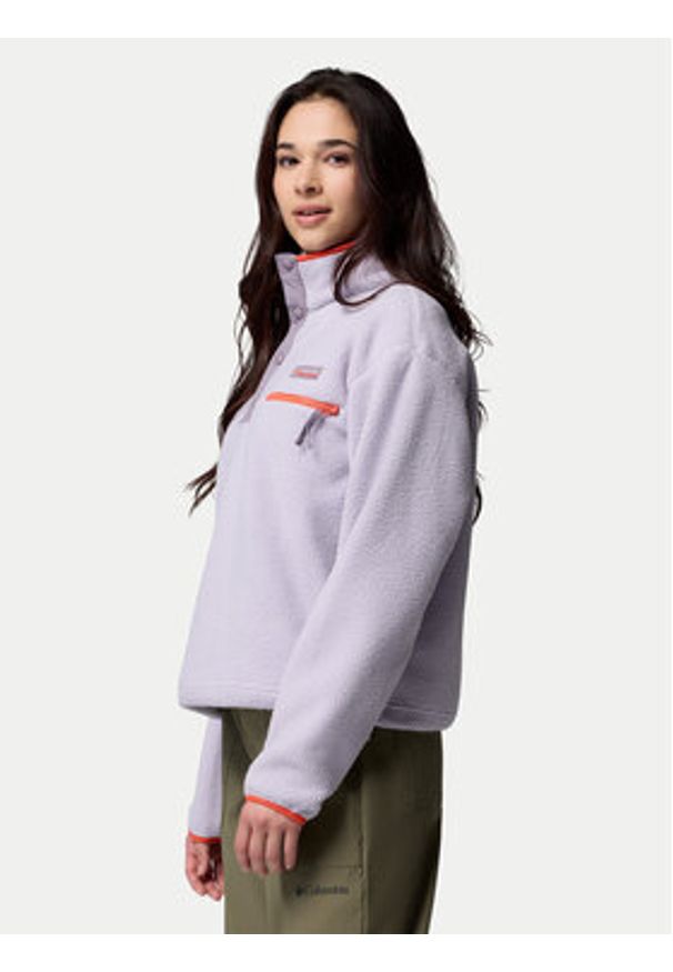 columbia - Columbia Polar Helvetia™ II 2092231 Fioletowy Regular Fit. Kolor: fioletowy. Materiał: syntetyk