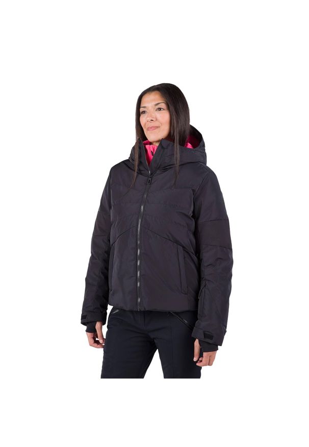 Kurtka narciarska damska Rossignol Wispile Puffy. Kolor: czarny. Sezon: zima. Sport: narciarstwo