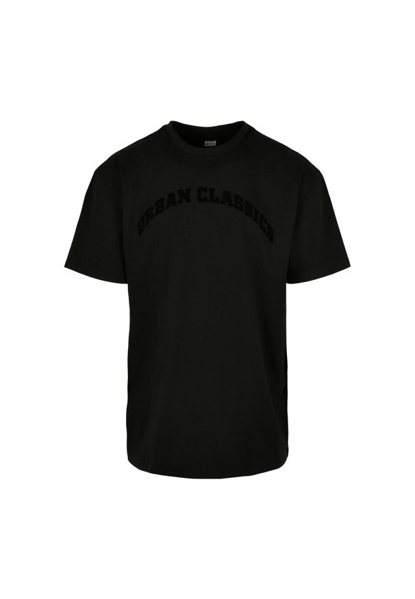 Urban Classics - Męska Koszulka Z Logo Łuku. Kolor: czarny. Sport: turystyka piesza