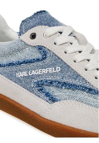 Karl Lagerfeld - KARL LAGERFELD Sneakersy KL63854 Biały. Kolor: biały. Materiał: zamsz, skóra #4