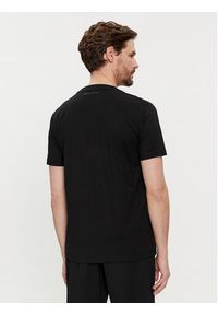 Karl Lagerfeld - KARL LAGERFELD T-Shirt 755425 542241 Czarny Regular Fit. Typ kołnierza: dekolt w karo. Kolor: czarny. Materiał: bawełna