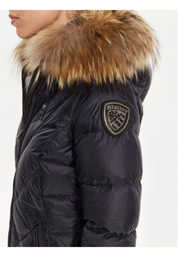Blauer Kurtka puchowa 24WBLDK03052 Granatowy Regular Fit. Kolor: niebieski. Materiał: syntetyk