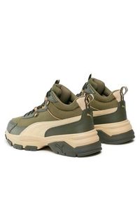 Puma Sneakersy Cassia Via Mid 391309 07 Khaki. Kolor: brązowy. Materiał: materiał #5