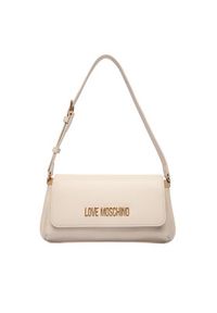 Love Moschino - LOVE MOSCHINO Torebka JC4058PP0NLO0110 Écru. Kolor: kremowy. Materiał: skórzane #2