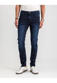 Męskie Spodnie Jeansowe Mustang Style Frisco Skinny Denim Blue 1017116 5000 801 #8
