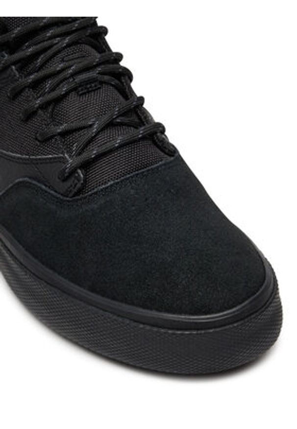 DC Sneakersy Kalis Vulc Mid Wnt ADYS300744-BB2 Czarny. Kolor: czarny. Materiał: zamsz, skóra