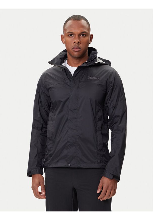 Marmot Kurtka przeciwdeszczowa PreCip Eco 41500 Czarny Regular Fit. Kolor: czarny. Materiał: syntetyk