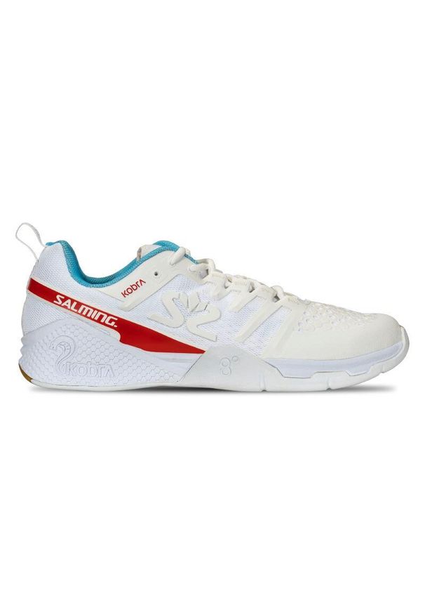SALMING - Buty do chodzenia męskie Salming Kobra 3. Zapięcie: sznurówki. Kolor: niebieski, wielokolorowy, biały. Materiał: syntetyk, materiał. Szerokość cholewki: normalna. Sport: turystyka piesza