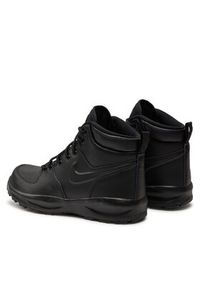Nike Sneakersy Manoa Ltr (Gs) BQ5372 001 Czarny. Kolor: czarny. Materiał: skóra #5