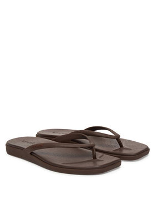 Crocs Japonki Miami Flip 211435 Brązowy. Kolor: brązowy