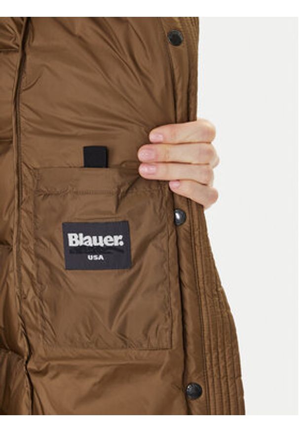 Blauer Kurtka puchowa Impermeabile 25WBLDK03101 Zielony Regular Fit. Kolor: zielony. Materiał: syntetyk