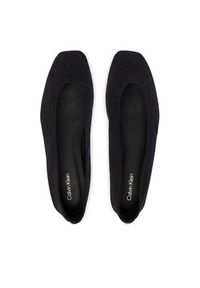 Calvin Klein Baleriny Square Ballerina Aop Mesh HW0HW02937 Czarny. Kolor: czarny. Materiał: materiał #4