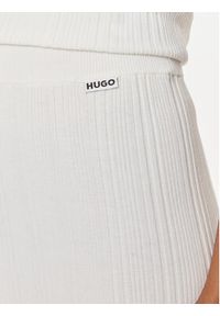 Hugo Spódnica ołówkowa Sareplie 50514292 Écru Slim Fit. Materiał: wiskoza