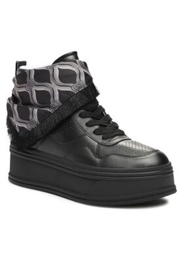 Liu Jo Sneakersy Selma 02 BF3131 PX215 Czarny. Kolor: czarny. Materiał: skóra