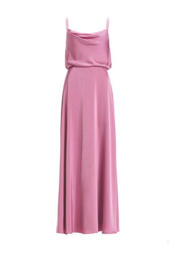 Hey Kyla Sukienka wieczorowa 5AI074HK Różowy Regular Fit. Kolor: różowy. Materiał: syntetyk. Styl: wizytowy