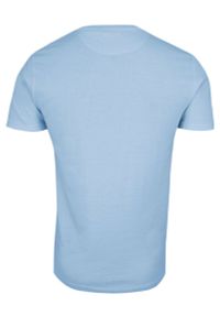 Błękitny Bawełniany T-Shirt Męski Bez Nadruku -Brave Soul- Koszulka, Krótki Rękaw, Basic. Okazja: na co dzień. Kolor: niebieski. Materiał: bawełna. Długość rękawa: krótki rękaw. Długość: krótkie. Sezon: wiosna, lato. Styl: casual