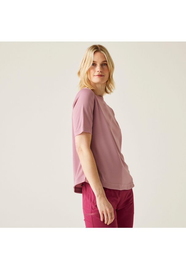 Regatta - Koszulka turystyczna damska Botanna. Kolor: fioletowy. Materiał: poliester