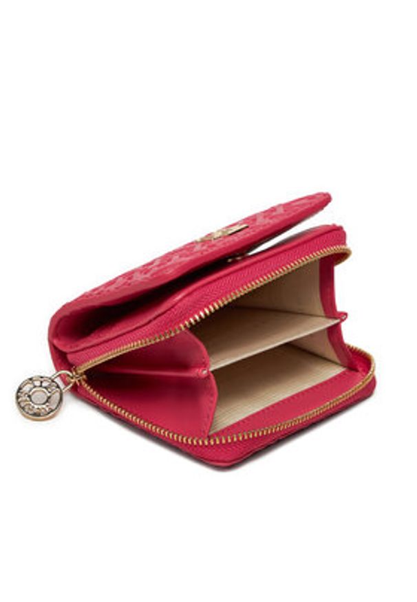TOMMY HILFIGER - Tommy Hilfiger Portfel Distinct AW0AW16580 Różowy. Kolor: różowy. Materiał: skóra