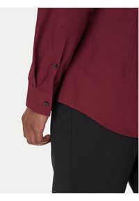 Hugo - HUGO Koszula Kenno 50289499 Bordowy Slim Fit. Kolor: czerwony. Materiał: bawełna #5