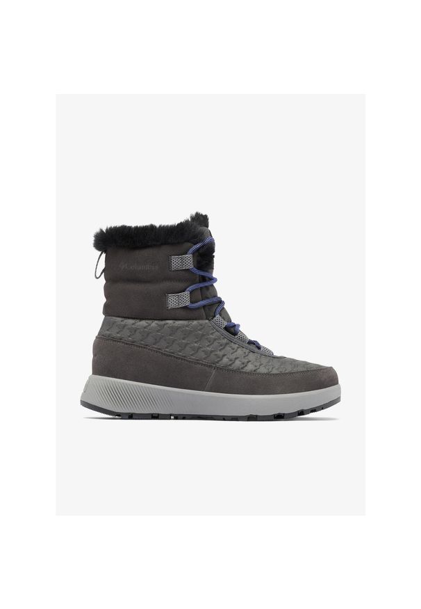 columbia - Buty zimowe damskie Columbia Slopeside Peak Luxe. Kolor: szary. Sezon: zima