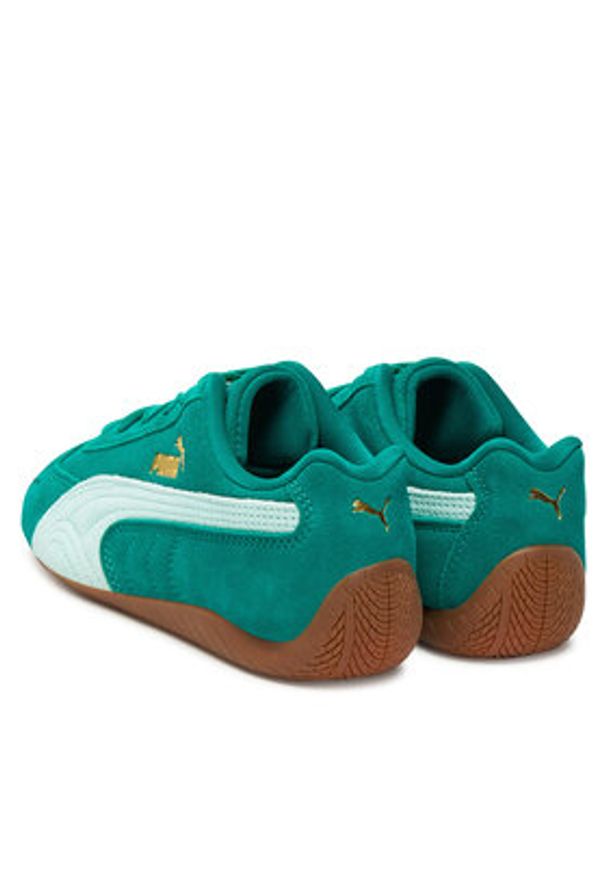Puma Sneakersy Speedcat Og Jr 401698 12 Zielony. Kolor: zielony. Materiał: skóra, zamsz