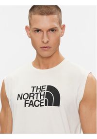 The North Face Tank top Easy NF0A87R2 Biały Regular Fit. Kolor: biały. Materiał: bawełna #3