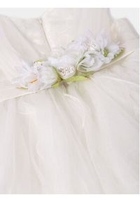Abel & Lula Sukienka elegancka 5035 Biały Regular Fit. Kolor: biały. Materiał: syntetyk. Styl: elegancki #6