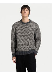 Selected Homme Sweter 16094589 Szary Regular Fit. Kolor: szary. Materiał: syntetyk