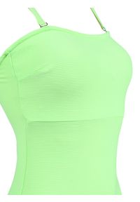 TOP SECRET - Kostium jednoczęściowy w neonowym kolorze. Kolor: zielony. Materiał: tkanina