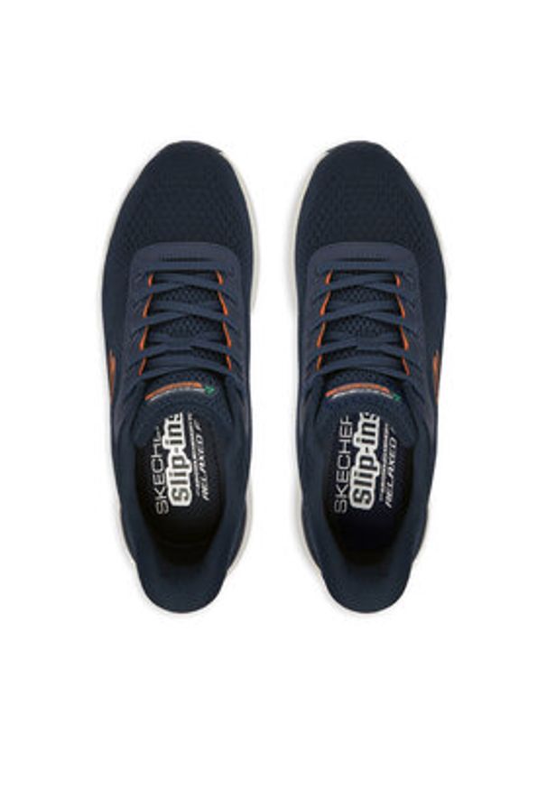 skechers - Skechers Sneakersy Edgeride 232846 NVOR Granatowy. Kolor: niebieski. Materiał: materiał