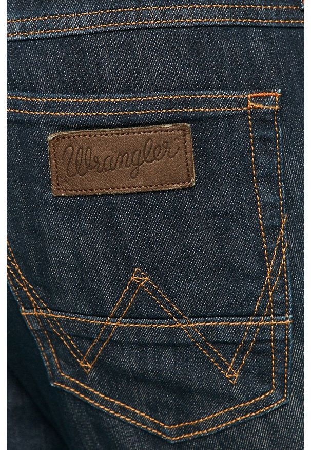 Wrangler - Jeansy GREENSBORO OCEAN. Okazja: na co dzień. Kolor: niebieski. Styl: klasyczny, casual