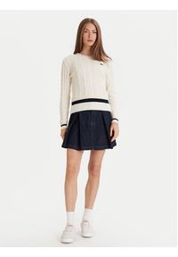 Lacoste Sweter AF4159 Écru Regular Fit. Materiał: wełna #4