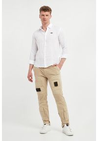 Aeronautica Militare - Koszula męska lniana AERONAUTICA MILITARE. Materiał: len #2