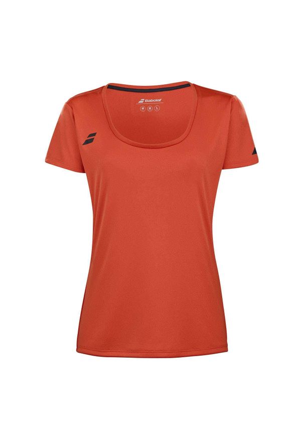 Koszulka dziecięca Babolat Play Cap Sleeve Top. Kolor: czerwony. Sport: tenis