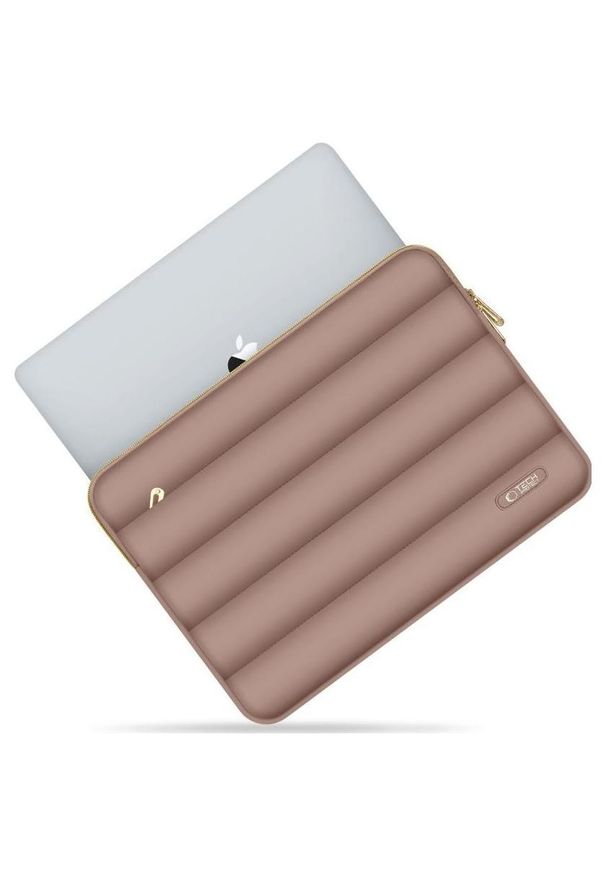 TECH-PROTECT - Wsuwka Tech-Protect Puffy 15''-16'' brązowy. Kolor: brązowy. Materiał: materiał. Styl: elegancki, casual
