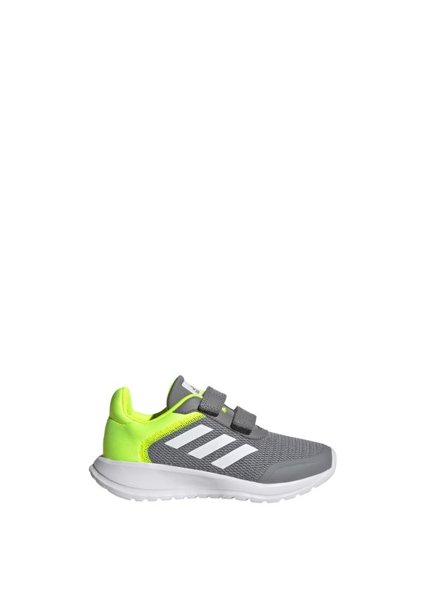 Buty do chodzenia dla dzieci Adidas Tensaur Run Shoes. Kolor: szary, biały, wielokolorowy, żółty. Materiał: materiał. Sport: bieganie, turystyka piesza