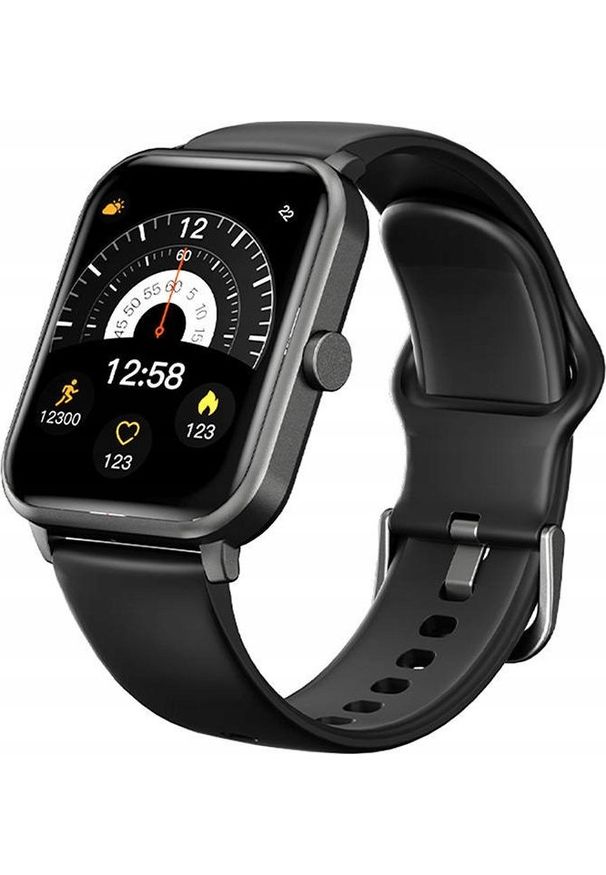 Smartwatch QCY GTS S2 Czarny (S2-Black). Rodzaj zegarka: smartwatch. Kolor: czarny